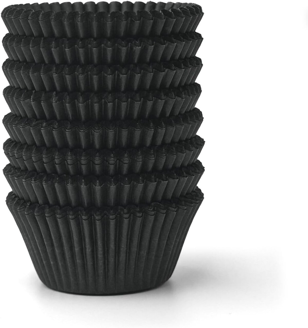 200pcs Standard Black cupcake liners for baking,food grade cupcake wrappers,greaseproof parchment muffin liners for martin luther king jr day decorations